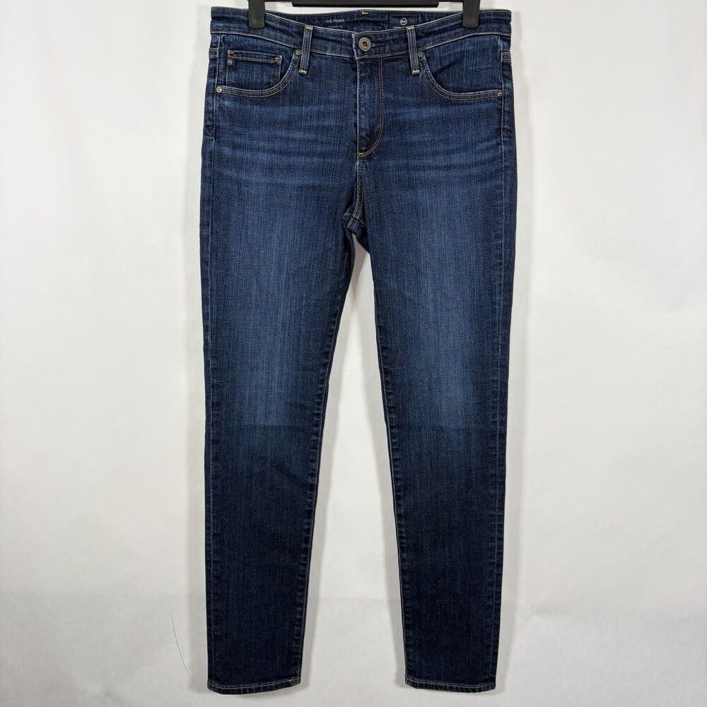 AG Adriano Goldschmied The Prima Cigarette Leg Jeans Womens 29R (29x30) Blue